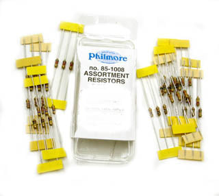 RESISTOR SET ASSORTED 1/4W 5% CF 3 EACH OF 12 VALUES