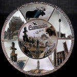 CANADA SOUVENIR TIN PLATE SCENES 6INCH