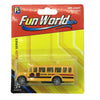 BUS SCHOOL YELLOW PULL BACK 1:64