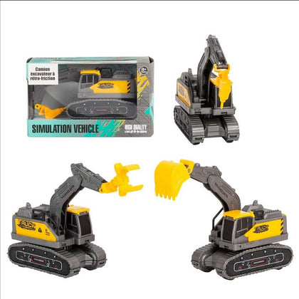 CONSTRUCTION EXCAVATOR TRUCK W/FRICTION ACTION ASSORTED STYLE