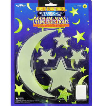 GLOW MOON & STAR SET 5PCS
