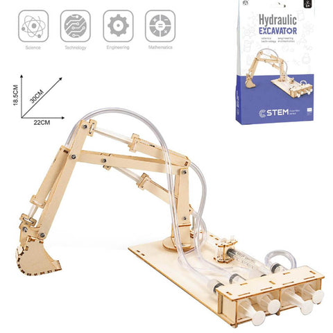 WOODEN HYDRAULIC EXCAVATOR STEM