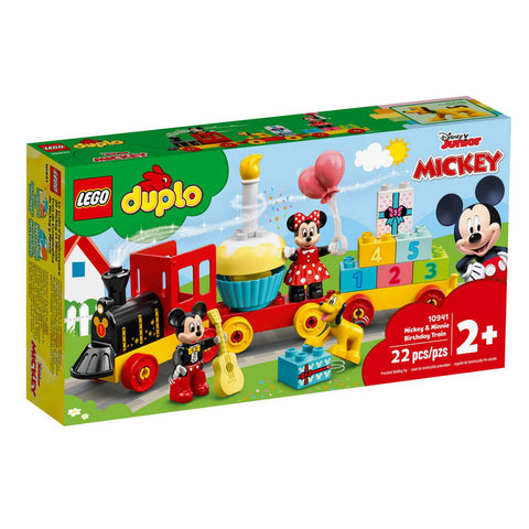 MICKEY & MINNIE BIRTHDAY TRAIN DUPLO 22PC/BOX