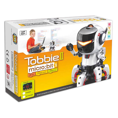 TOBBIE II BBC MICRO:BIT CODING {{ROBOT