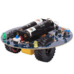 DIY ROBOT COMBO WITH SOLDERING IRON SOUND SENSING ROBOT