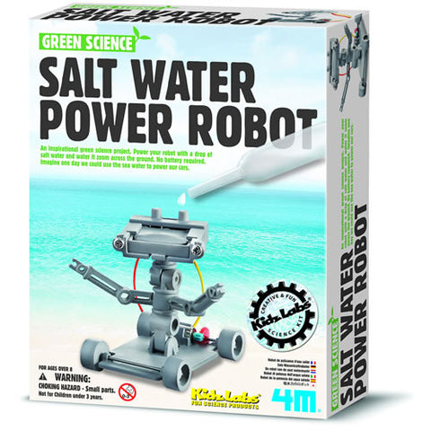 SALT WATER POWERED ROBOT