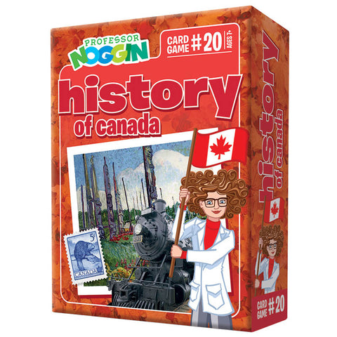 HISTORY OF CANADA PROFESSOR NOGGIN'S CARD GAME