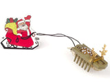 NANO SANTA SLEIGH IN BLISTER