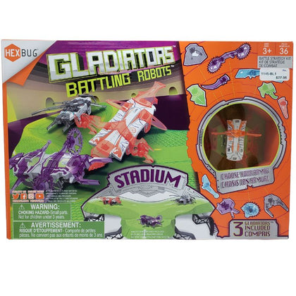 HEXBUG GLADIATORS BATTLE STADIUM 3 GLADIATORS INCLUDED