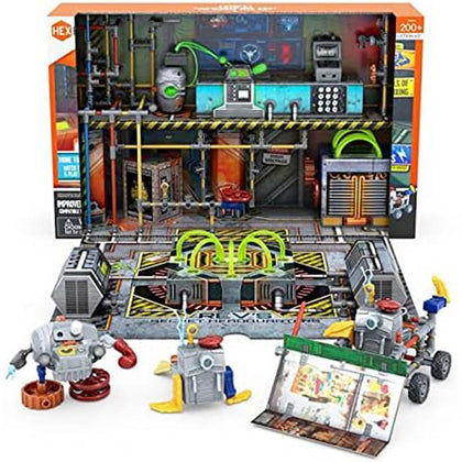 HEXBUG JUNKBOTS REVS SECRET HEADQUARTERS KIT 200+PCS/SET