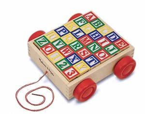 CLASSIC ABC BLOCK CART