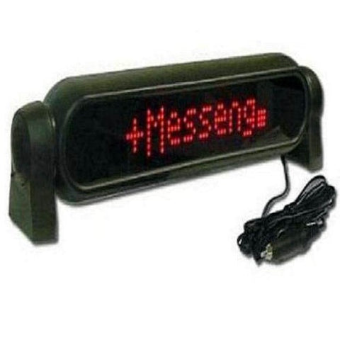 ADVERTISEMENT LED DISPLAY WITH 12V & 120V POWER ADAPTERS