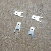 QUICK CONN MALE 0.187IN PCST TH TINNED BRASS{{