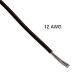 WIRE STRANDED 12AWG 100FT BROWN TC PVC FT1 6V 15C