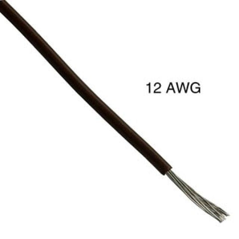WIRE STRANDED 12AWG 100FT BROWN TC PVC FT1 6V 15C