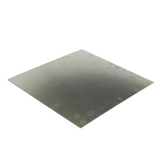 ALUMINUM SHEET 12X12X0.032IN ONE SIDE PVC COATING