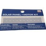 SOLAR PANEL KIT WITH MOTOR 1.5V 167MA 3200RPM GEAR REDUCTION