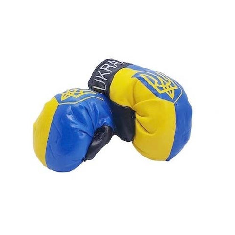 UKRAINE SOUVENIR BOXING GLOVES MINI