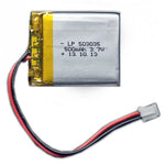 BATTERY LIPO 3.7V 500MAH JST 37X30X5MM (LXWXH)