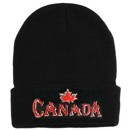CANADA SOUVENIR WINTER HAT MAPLE LEAF 3D EMB.