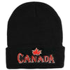 CANADA SOUVENIR WINTER HAT MAPLE LEAF 3D EMB.