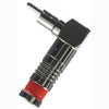 RCA PLUG RG59 COMPRESSION RED nickle plated