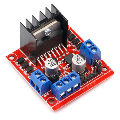 L298N H-BRIDGE LOGIC 5V DRIVER 5V-35V DUAL 2A/CHANNEL MAX.