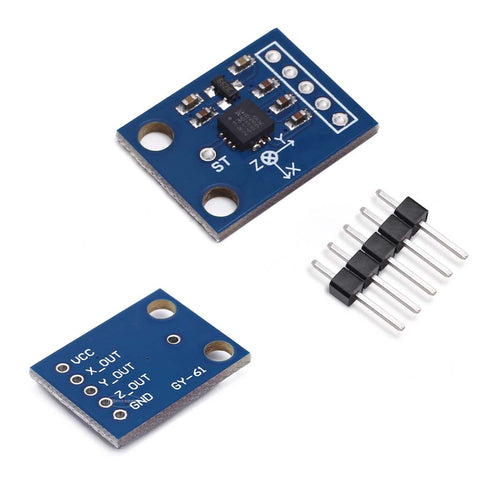 ACCELEROMETER MODULE GY-61 3-5V 3-AXIS ANALOG-XYZ USING ADXL335