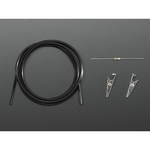 CONDUCTIVE RUBBER STRETCH SENSOR 1M 350R/INCH IN RELAX