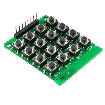 KEYPAD MODULE 4X4 WITH 8 PIN MALE HEADER
