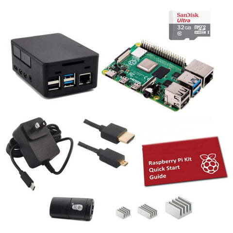 RASPBERRY PI4 B STARTER KIT 4GB 32GB MICRO SD