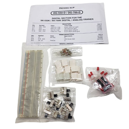 DIGITAL KIT WITH BREADBOARD FOR XK-550K TRAINER