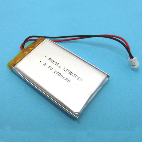 BATTERY LIPO 3.7V 2000MAH JST 59X50X5MM (LXWXH)