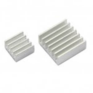RASPBERRY PI 3/4 HEATSINK KIT 9X9X5MM & 13X12X5MM 2PCS/KT