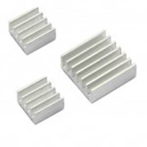 RASPBERRY PI 3/4 HEATSINK 3PCS/K 2PCS 9X9X5MM & 1PC 13X12X5MM