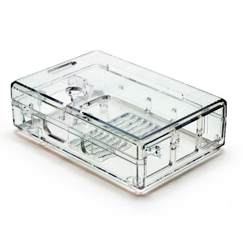 RASPBERRY PI 3 2 & B+ ENCLOSURE CLEAR PLASTIC TOOLLESS