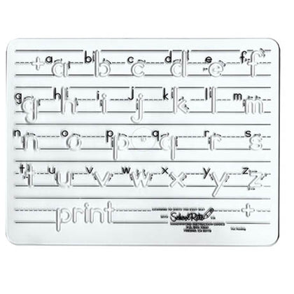 TEMPLATE FOR ALPHABET LOWERCASE A-Z 1IN HIGH 8.5X11IN