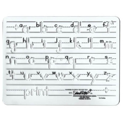 TEMPLATE FOR ALPHABET LOWERCASE A-Z 1IN HIGH 8.5X11IN