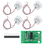 LOAD CELL WEIGHT STRAIN SENSOR KIT 50KG 4PCS WITH HX711 MODULE