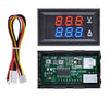 PANEL METER DIGITAL 0-100V 10A DUAL DISPLAY VOLTAGE & CURRENT