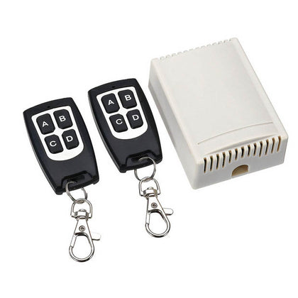 REMOTE CONTROL 4CH RELAY SWITCH {{12V 433MHZ WITH 2 TRANSMITTERS