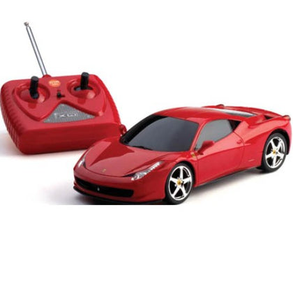 RADIO CONTROLLED FERRARI 458 5.75IN LONG 50FT RANGE