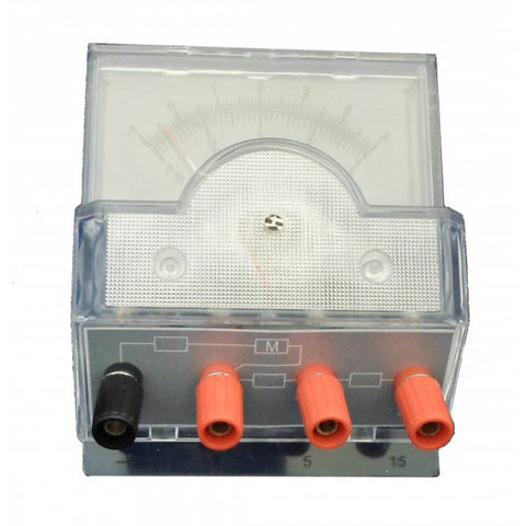 PROJECTION DC VOLTMETER -1 TO 3V -1 TO 5V & -5 TO 15V{{
