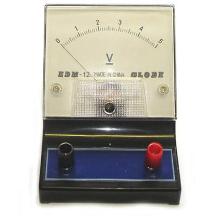 METER ANALOG BENCHTOP 0-5VDC DC VOLTMETER EDUCATIONAL