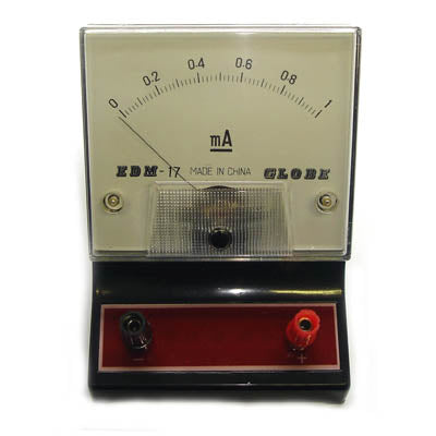 METER ANALOG BENCHTOP 0-1MA DC AMMETER EDUCATIONAL