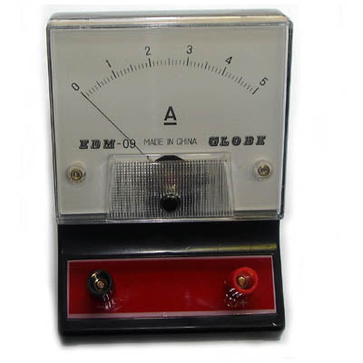 METER ANALOG BENCHTOP 0-5A DC AMPMETER EDUCATIONAL