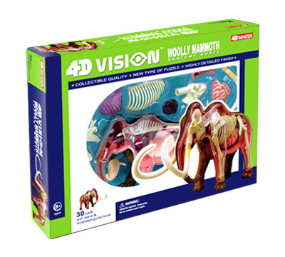 WOOLLY MAMMOTH ANATOMY MODEL 4D {{4D-VISON