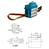 MOTOR SERVO 4.5-6V PLASTIC GEAR ANALOG MEDIUM