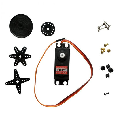 MOTOR SERVO 4.8-7.2V PLASTIC GEAR 360 DEG