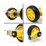2 WHEEL DRIVE MOTOR CHASSIS BATTERY BOX KIT FOR ARDUINO